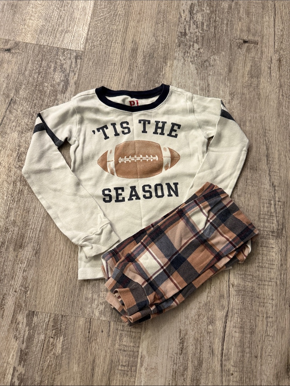 **4 for $15** 'Tis The Season Football Pajama Set